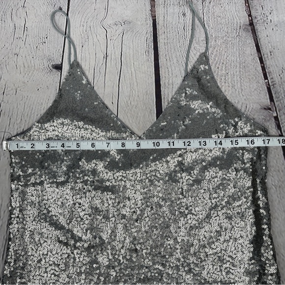 SHEIN sequin spaghetti strap cami, size S - Picture 9 of 13